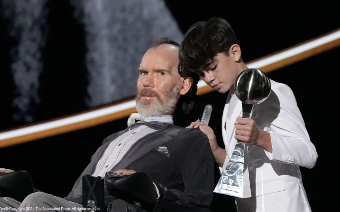 Steve Gleason Honored with Arthur Ashe Courage Award at the ESPYS